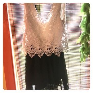 Semi formal dress kids dress black and white